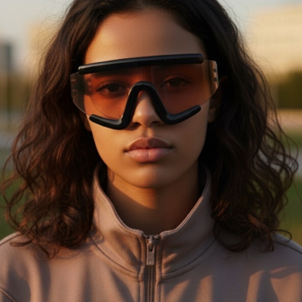 ✨NEW Stylish Black and Brown Wearable Tech Glasses